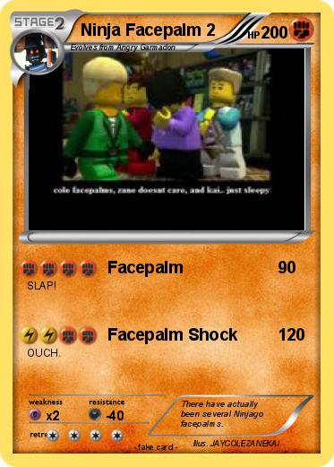 Pokemon Ninja Facepalm 2