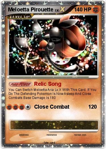 Pokemon Meloetta Pirouette