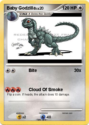 Pokemon Baby Godzilla