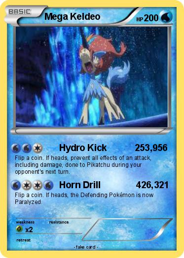 Pokemon Mega Keldeo