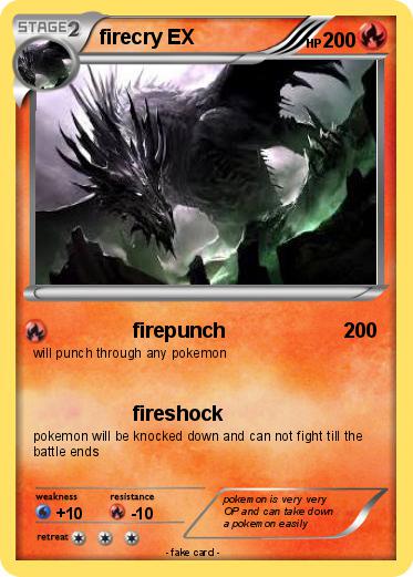 Pokemon firecry EX