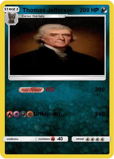 Pokemon Thomas Jefferson