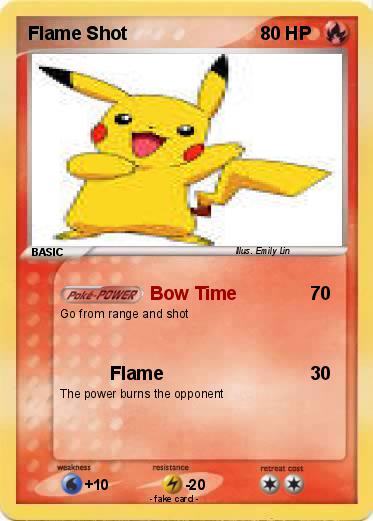 Pokemon Flame Shot
