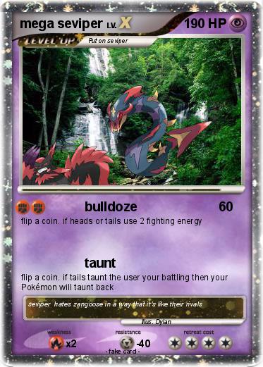Pokemon mega seviper