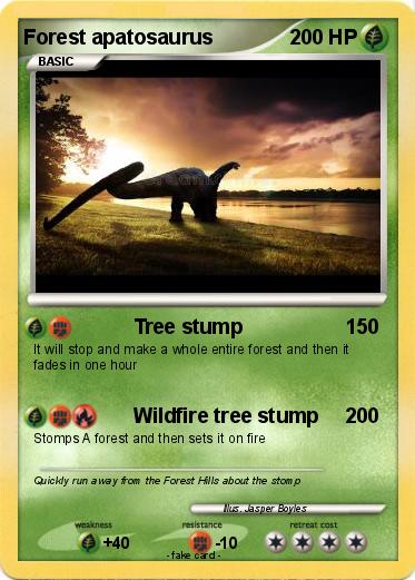 Pokemon Forest apatosaurus
