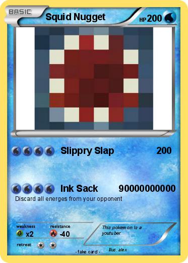 Pokemon Squid Nugget