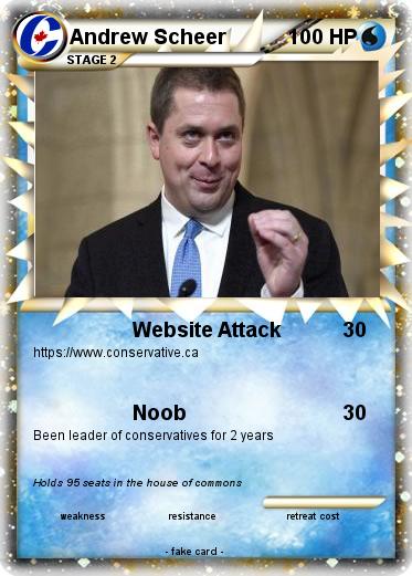 Pokemon Andrew Scheer