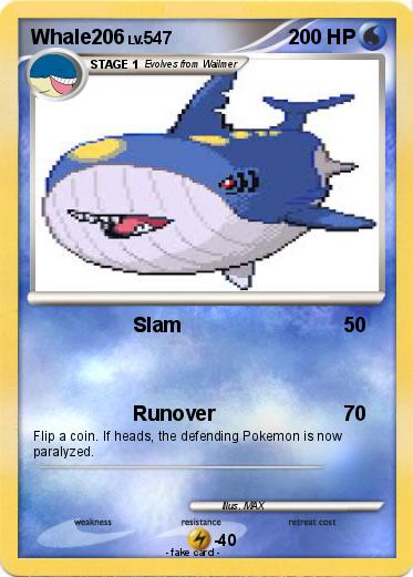 Pokemon Whale206