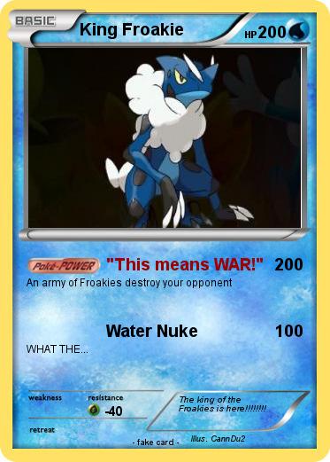 Pokemon King Froakie
