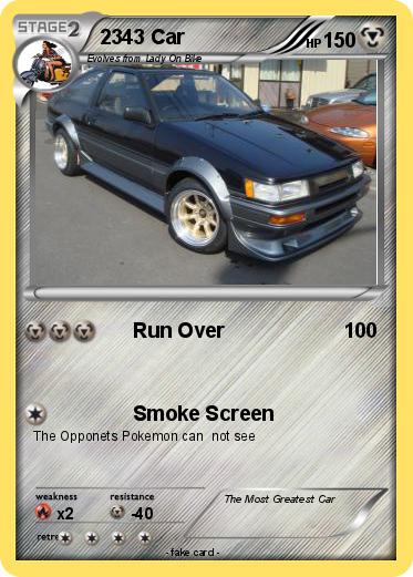 Pokemon 2343 Car