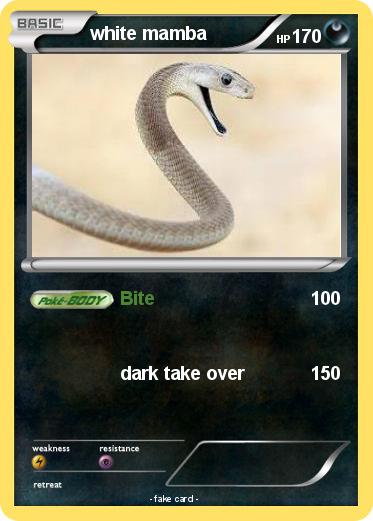 Pokemon white mamba