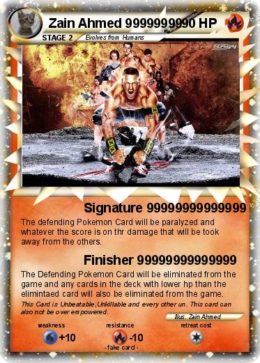 Pokemon Zain Ahmed 99999999