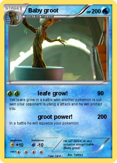 Pokemon Baby groot