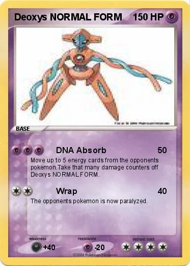 Pokemon Deoxys NORMAL FORM