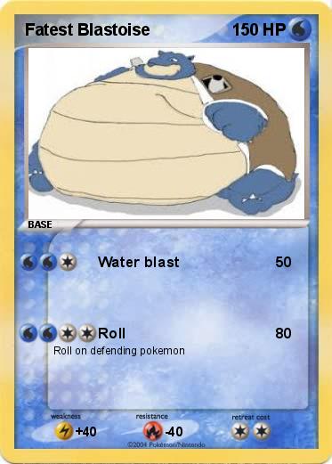 Pokemon Fatest Blastoise