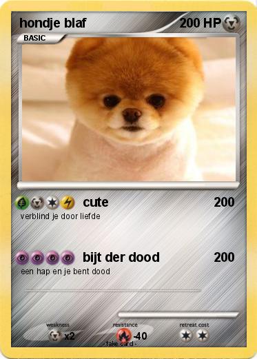 Pokemon hondje blaf