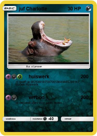 Pokemon juf Charlotte