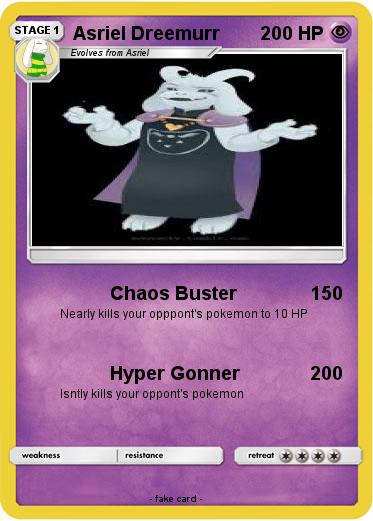Pokemon Asriel Dreemurr