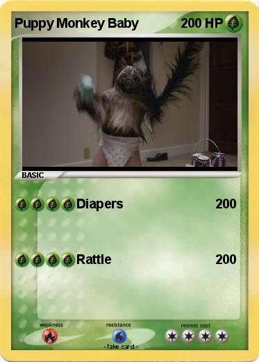 Pokemon Puppy Monkey Baby