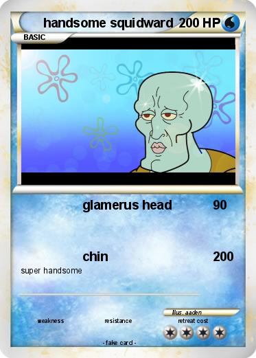 Pokemon handsome squidward
