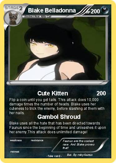Pokemon Blake Belladonna
