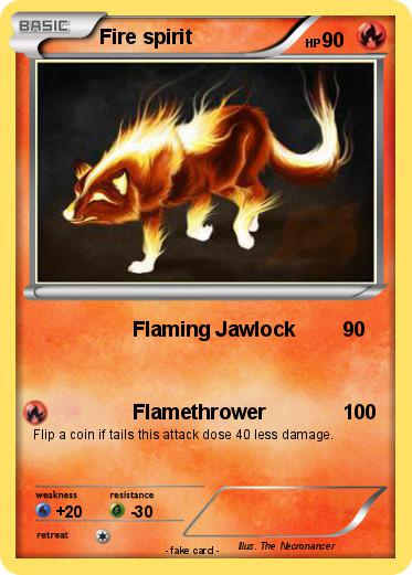 Pokemon Fire spirit