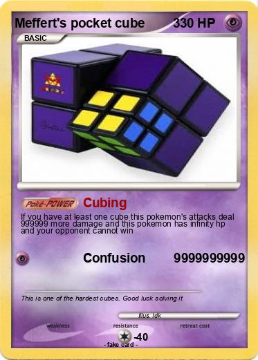 Pokemon Meffert's pocket cube        3