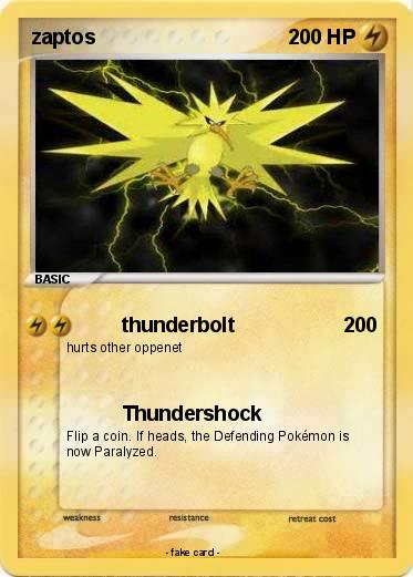 Pokemon zaptos