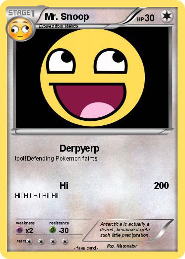 Pokemon Mr. Snoop