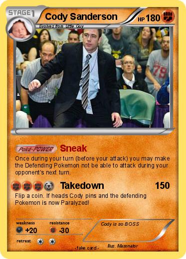 Pokemon Cody Sanderson