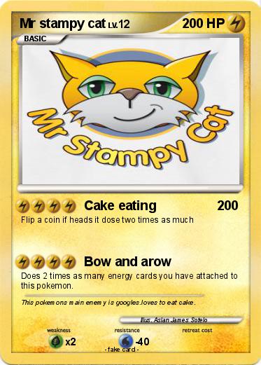 Pokemon Mr stampy cat