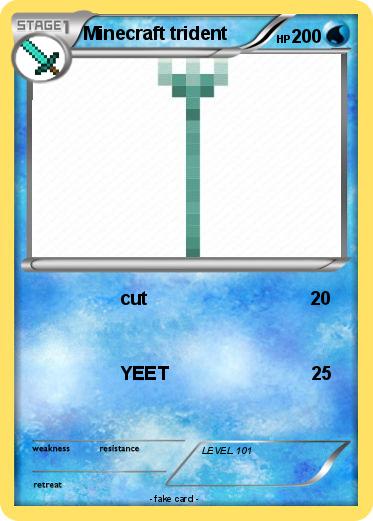Pokemon Minecraft trident