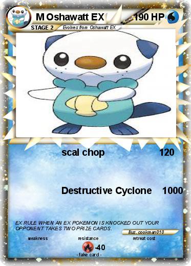 Pokemon M Oshawatt EX