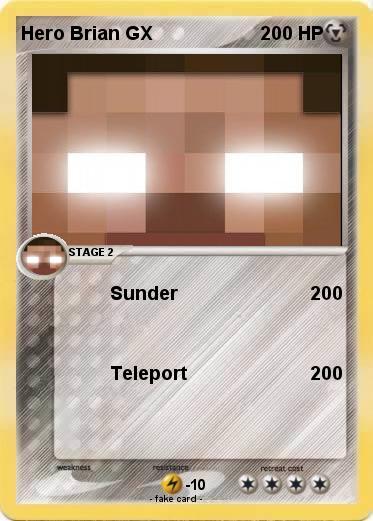 Pokemon Hero Brian GX