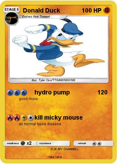 Pokemon Donald Duck
