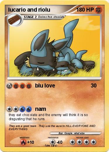 Pokemon lucario and riolu