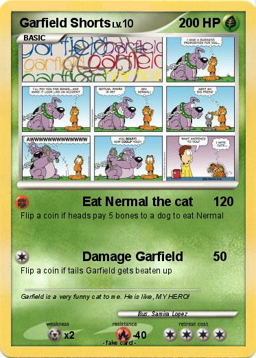 Pokemon Garfield Shorts