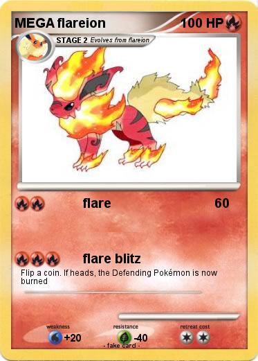 Pokemon MEGA flareion