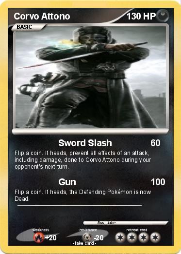 Pokemon Corvo Attono