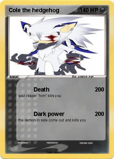 Pokemon Cole the hedgehog