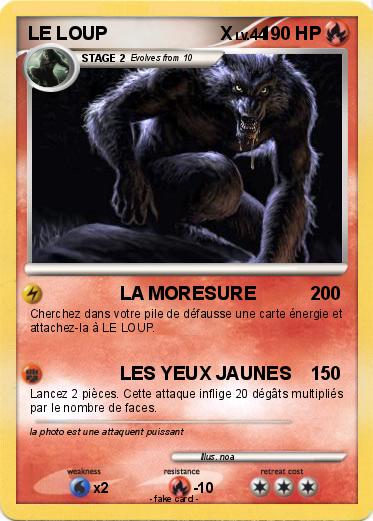 Pokemon LE LOUP                      X