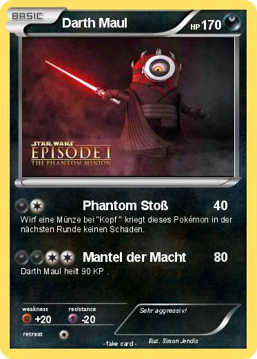 Pokemon Darth Maul