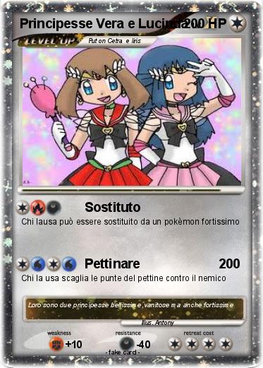 Pokemon Principesse Vera e Lucinda