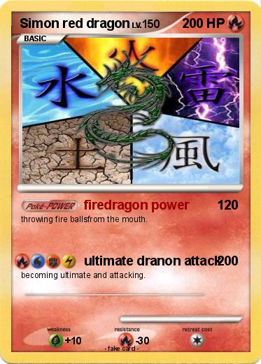 Pokemon Simon red dragon