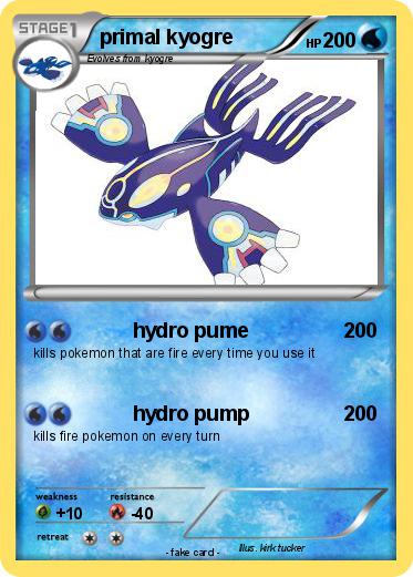 Pokemon primal kyogre