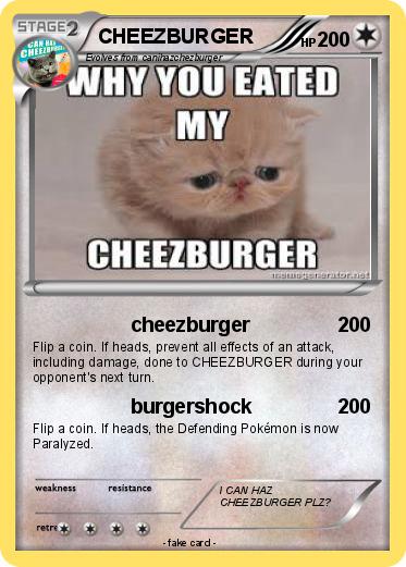 Pokemon CHEEZBURGER