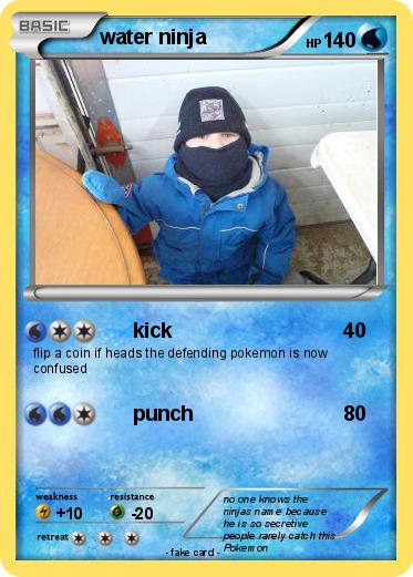 Pokemon water ninja