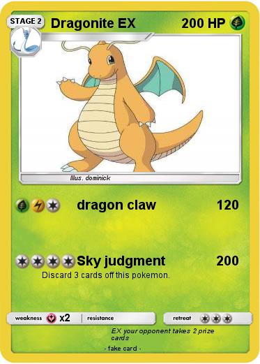 Pokemon Dragonite EX