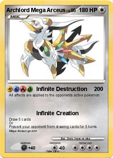 Pokemon Archlord Mega Arceus