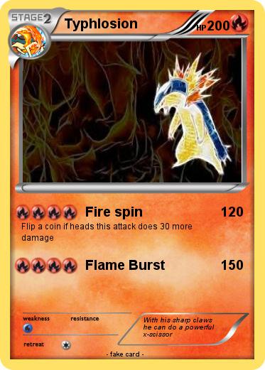 Pokemon Typhlosion